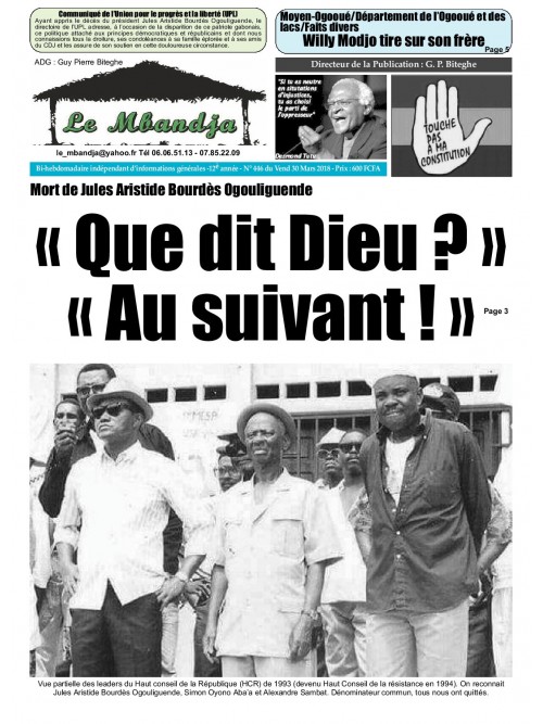 Le Mbandja 30/03/2018