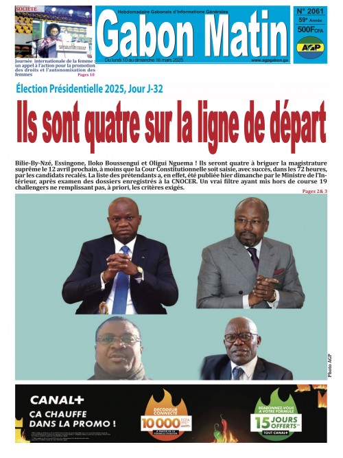 Gabon Matin 10/03/2025