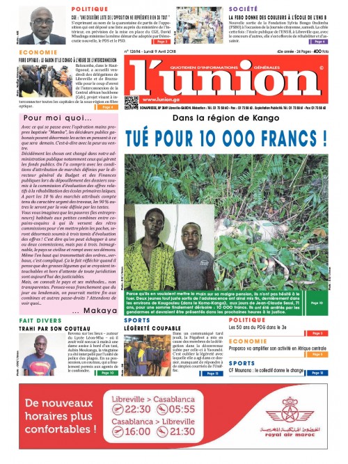 L'Union 09/04/2018