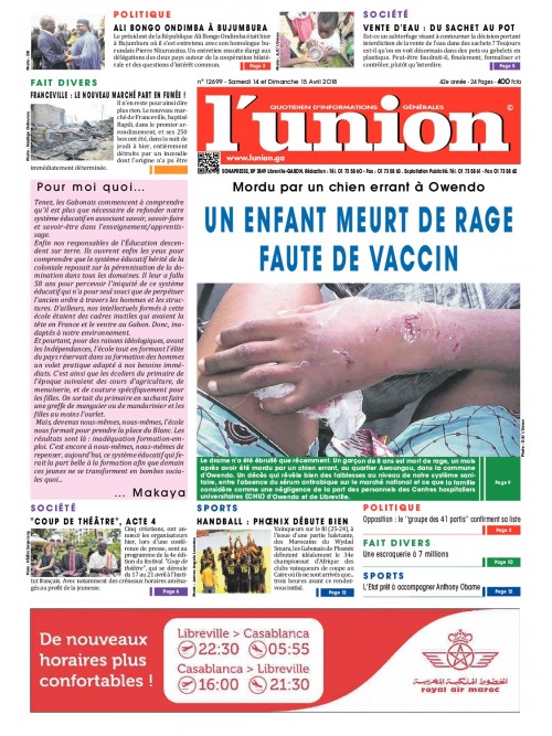 L'Union 14/04/2018