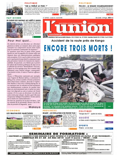 L'Union 16/04/2018