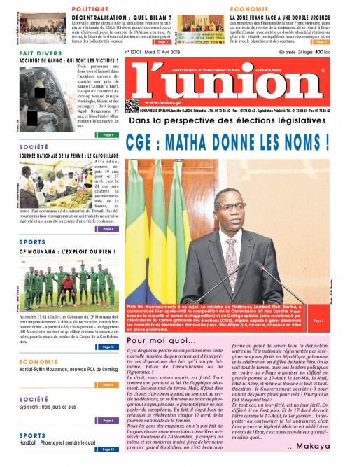 L'Union 17/04/2018