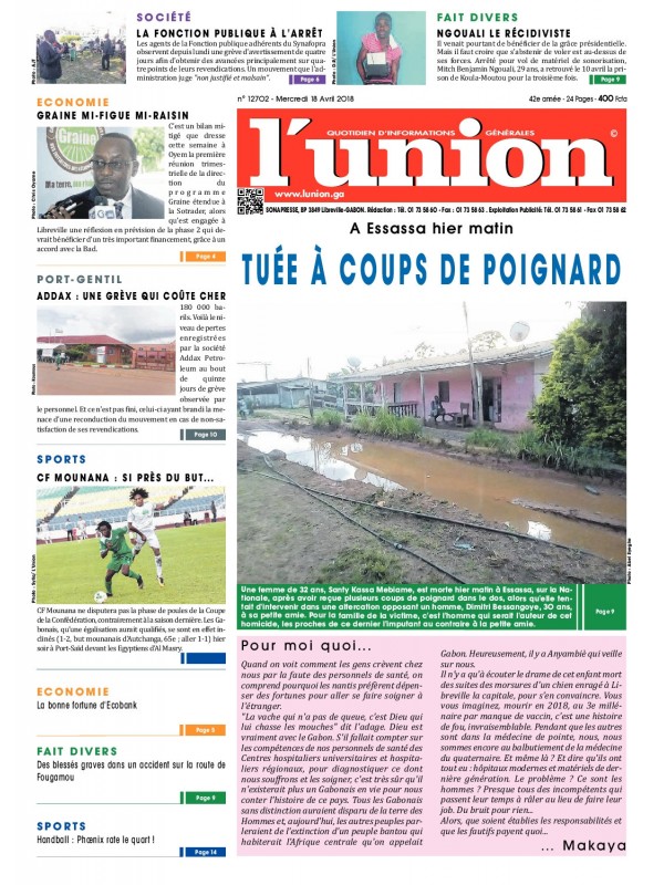 L'Union 18/04/2018