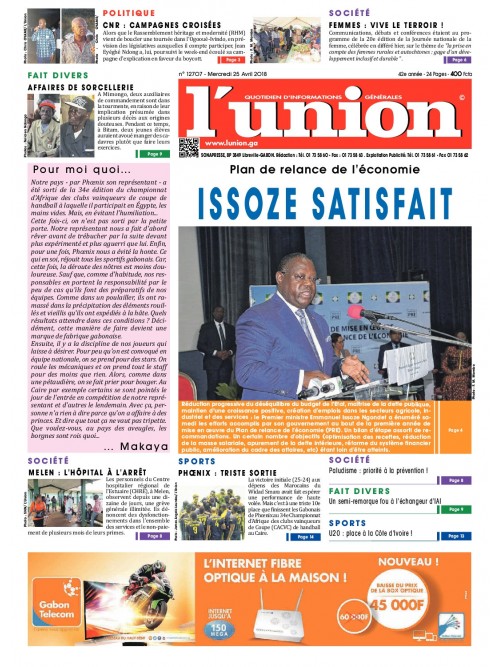 L'Union 25/04/2018