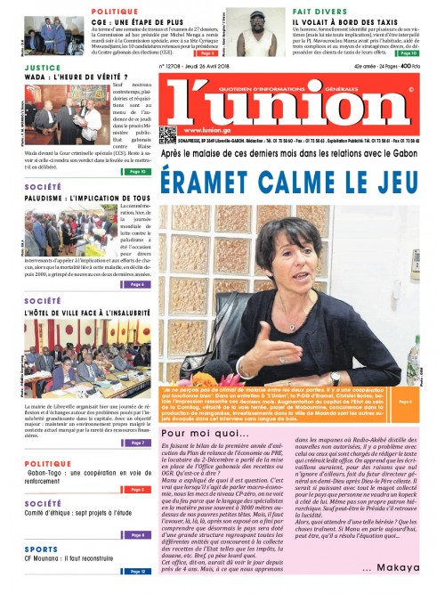 L'Union 26/04/2018