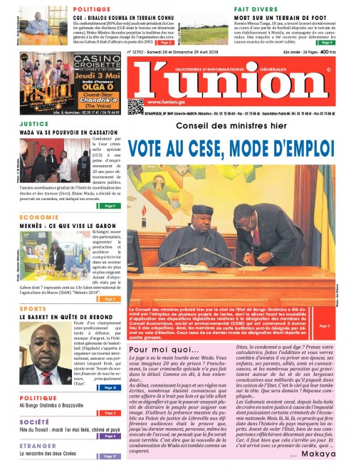 L'Union 28/04/2018