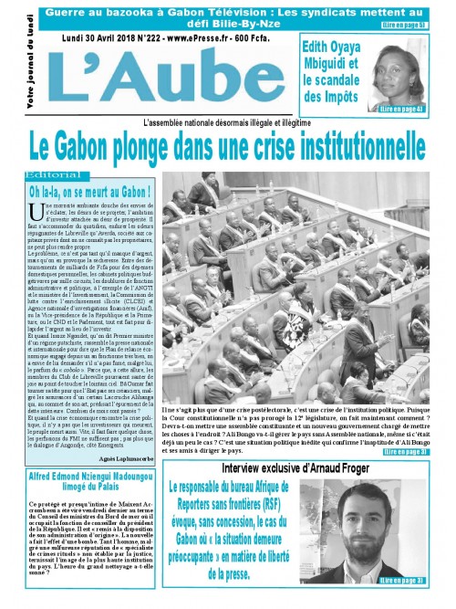 L'Aube 30/04/2018