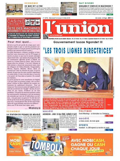 L'Union 09/05/2018