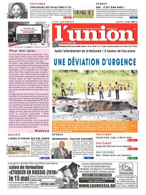 L'Union 14/05/2018