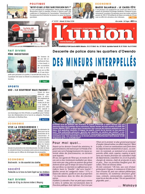 L'Union 22/05/2018