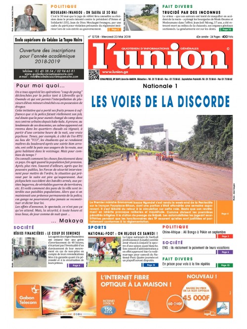 L'Union 23/05/2018