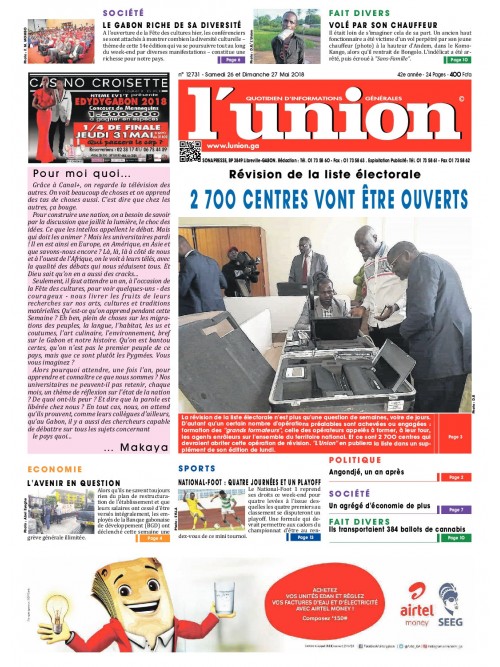 L'Union 26/05/2018