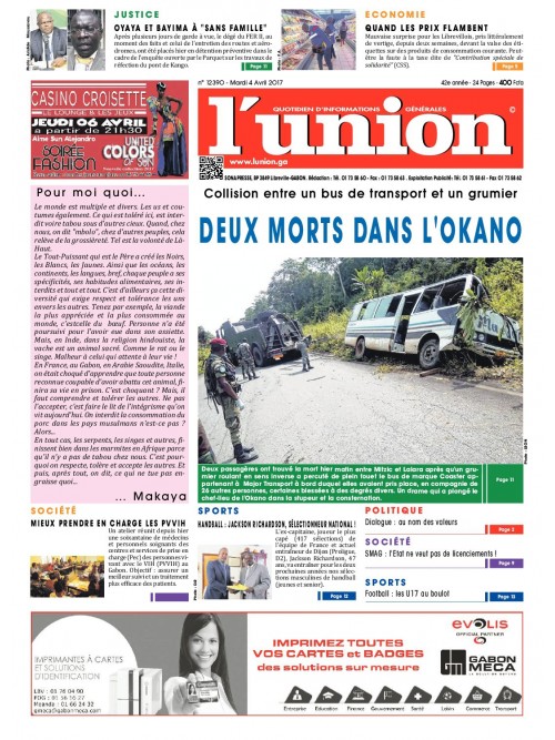 L'Union 04/04/2017