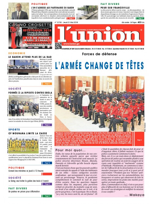 L'Union 31/05/2018