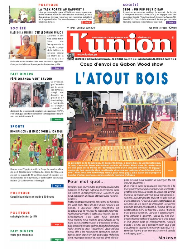 L'Union 21/06/2018