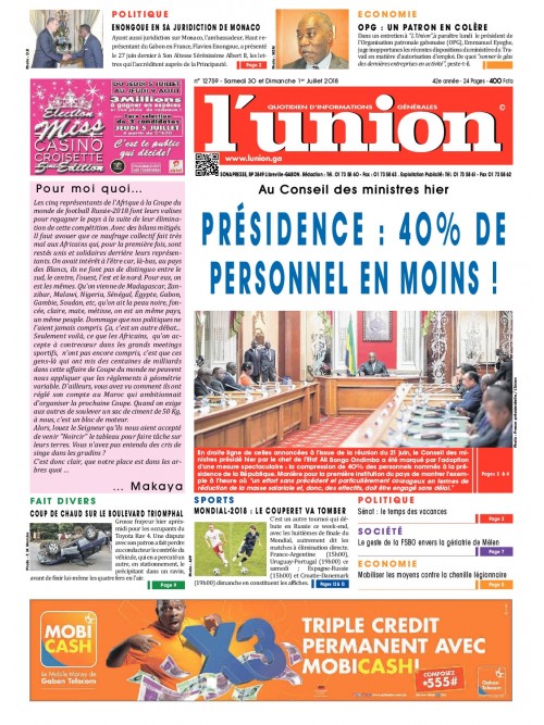 L'Union 30/06/2018