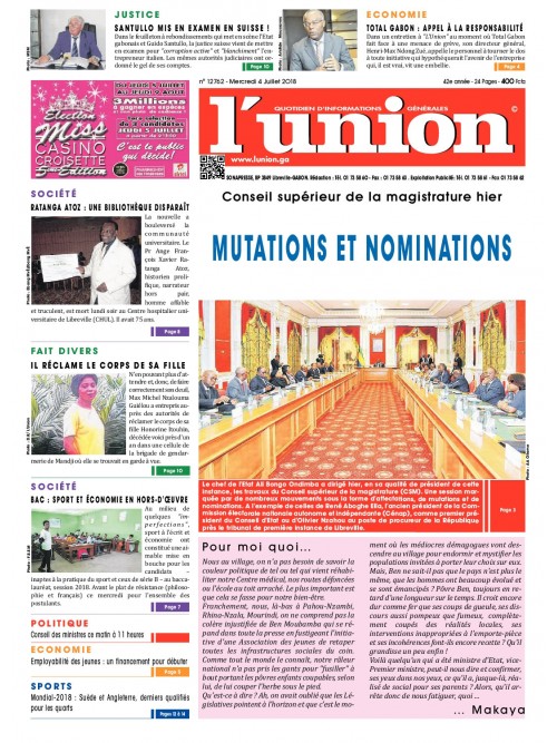 L'Union 04/07/2018