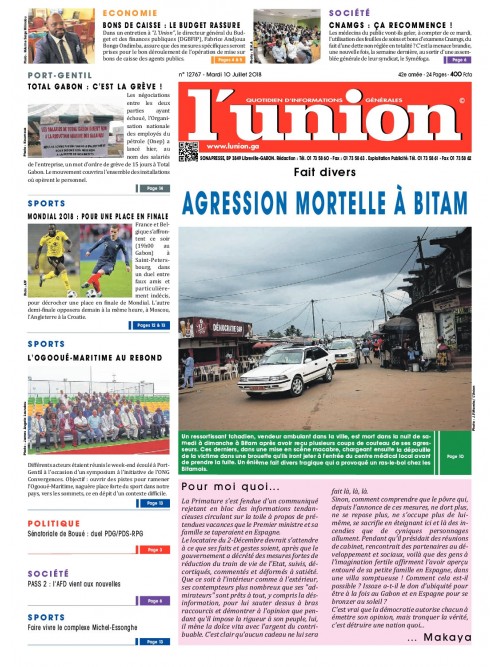 L'Union 10/07/2018