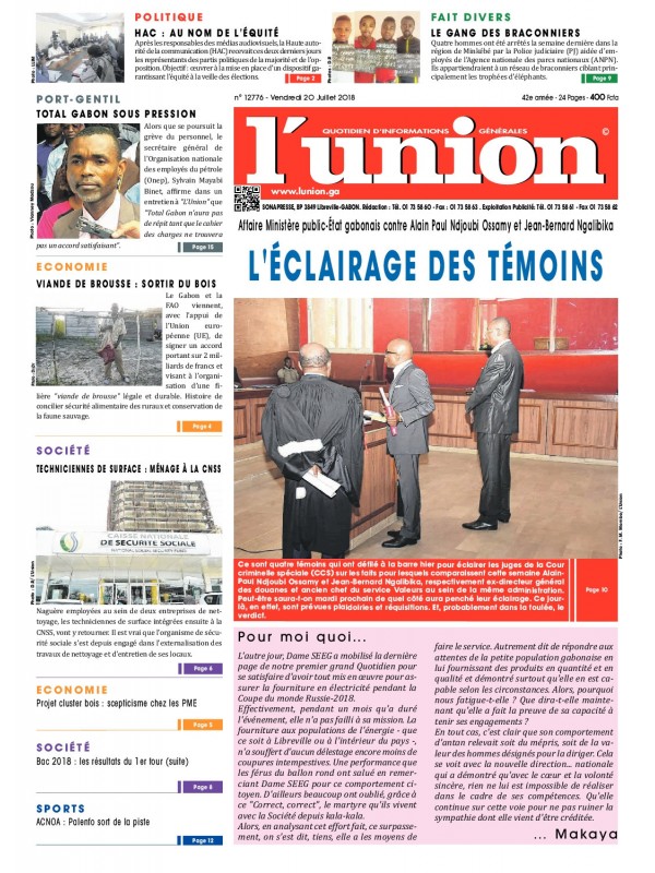 L'Union 20/07/2018