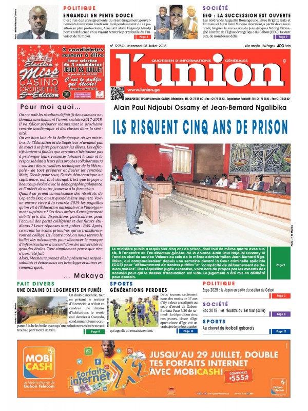 L'Union 25/07/2018