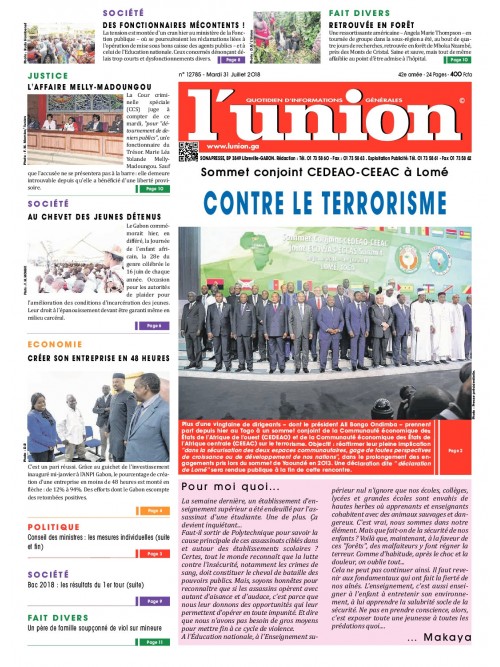 L'Union 31/07/2018