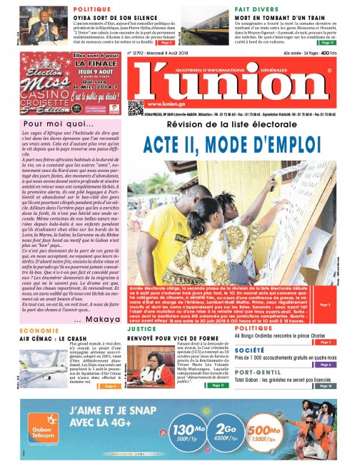 L'Union 08/08/2018