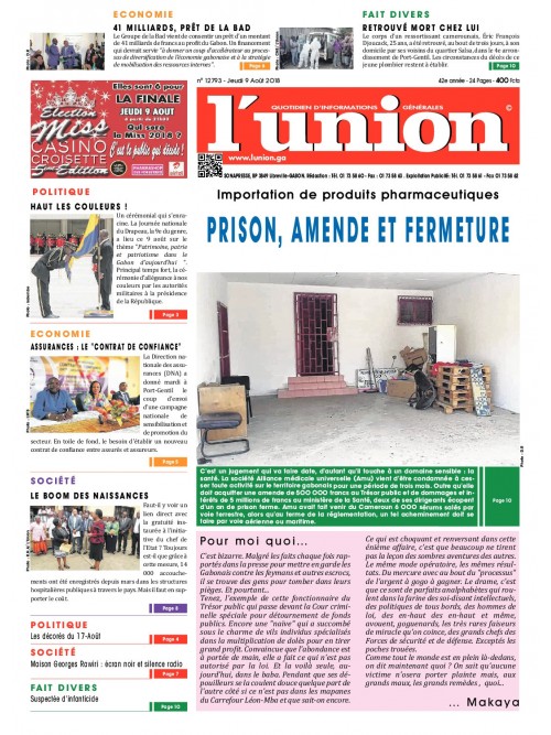 L'Union 09/08/2018