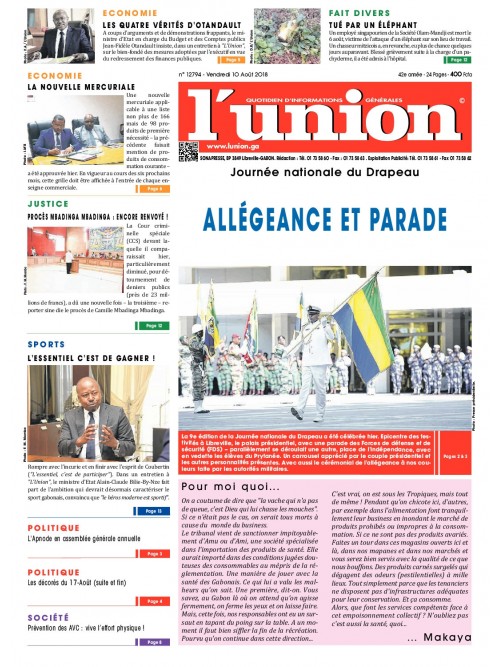 L'Union 10/08/2018