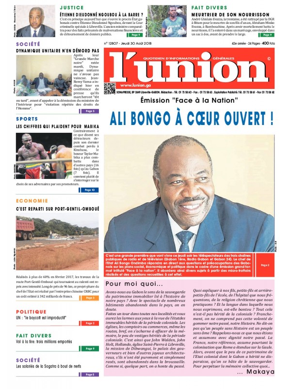 L'Union 30/08/2018